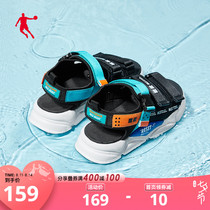 Jordan sandals 2021 summer new shoes sports slippers mens outdoor lightweight velcro breathable beach shoes tide