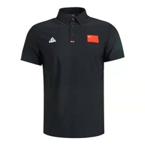 Pike-sponsored T-shirt 2021 Chinas modern pentathlon national team short-sleeved POLO shirt flag fabric with elasticity