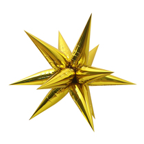 Drop Light Cone Type Balloon Exploding Star Wedding Celebration Background Arrangement Cartoon Styling Decorative aluminum film Vapor Ball