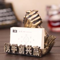 Business card shelf display business card box desktop personality creative desktop still storage box office small ornaments business gifts