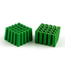 Expanded rubber plug 6mm8mm green rubber particle plastic expansion tube 6cm 8cm screw rubber particle wall plug glue Bolt