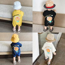 Baby Boy Summer Clothing Conjoined Clothes Baby Boy Clothing Slim Fit Summer Spring Autumn Clothing Short Sleeve Overalls Outfits Suit