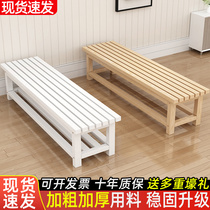 Solid wood bench wooden stool bench bench bench bench bench bathroom stool sauna stool Park corridor stool