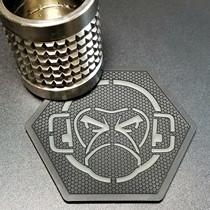 Large Number Anti Slip Tactical Monkey MSM Military Arm Badge Buffer Cushion Soup Bowl Cup Insulation Mat odorless thickened PVC injection molding