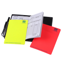 High-end soccer yellow card referee yellow belt holster pencil referee dedicated yellow thickening