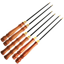 Gourd hoop Solid wood handle Carbon diabolo rod Wooden handle Shaking rod Single head double head Diabolo solid shaking rod