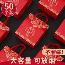  Wedding candy box Wedding gift box Sugar box Portable candy carton Wedding small gift box Packaging box Empty box