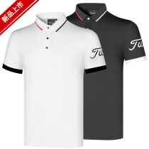 Short sleeve golf T-shirt summer mens golf shirt golf polo shirt Quick-drying golf jersey mens top