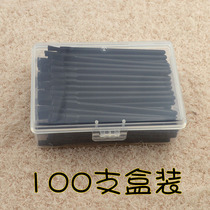 (100) boxed hammerhead type lip brush disposable lip brush lipstick brush nylon brush cosmetic bag