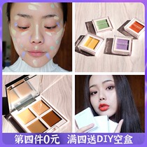 Sentinica Cindy Nick monochromatic green Flawless Cream black eyed Acne Print Matte and high light cover Orange