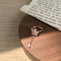 Mousse small d brief about small flowers earbone clip Korea fresh and temperamental ultra-fairy without earbuds ear clip