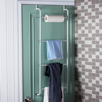 Ou Runzhe bathroom door back adhesive hook hanger door nail-free towel storage adhesive hook rack coat hanging