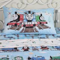 Childrens Day Gift Thomas Little Train Sheets Bed Hats quilt cover Piece Set All Cotton Customizable