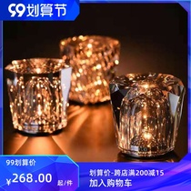 Crystal Diamond small USB rechargeable LED table lamp bar atmosphere bedside gift product creative luminous night light night light