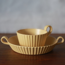 TOJIKITONYA｜Double-ear baking tray bowl Japan Yongxin Tao Yuan Wangu Yaki can be baked over direct fire heat-resistant tableware