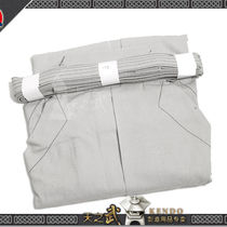 Tenn Wu Japanese Kendo Gray fine canvas trouser skirt HAKAMA kimono Hakama Export quality