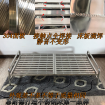Stainless steel folding bed office bed lunch bed bed single bed double bed stainless steel bed portable bed
