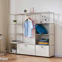 Designer furniture ins modern minimalist living-room TV cabinet containing lockers exhibition rack module combined wardrobe 2