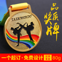 Gold Medal Taekwondo Football Basketball Medal Customized Marathon Games Competition Medal Customized Medal Bronze Medal