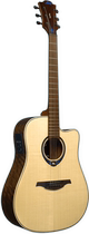 France LAG HYVIBE 20 single board electric box Folk acoustic guitar surface single finger play and sing with speaker effect