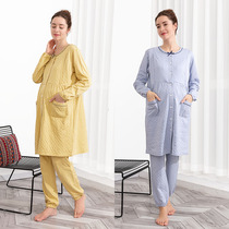 Spring and Autumn Cotton Pajamas for Pregnant Women