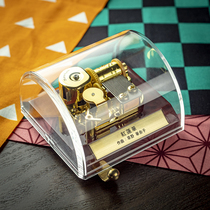 Japanese genuine lisa Music Box Ghost Blade Red Lotus unlimited train manual clockwork melody