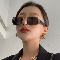 Screw up the sunglasses women ins the big face and the European and American retro 2021 the new sunglasses Korean version of the Korean version of the red glasses