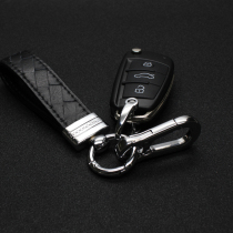 Car keychain BMW Mercedes Audi Cadillac Volkswagen Porsche personality creative leather chain pendant men
