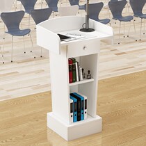 Podium Training course podium Mobile catering Welcome desk Light luxury conference room podium Podium Shopping guide desk
