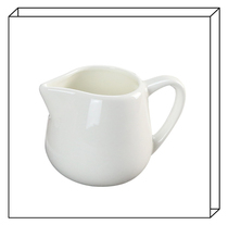 British milk tank Ceramic white milk tank Coffee milk cup Personalized milk pot Dessert shop plus milk special cup