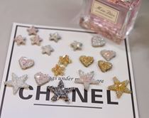 Custom self-designed Crystal hard white background shiny star headdress Mickey bow love yellow pink