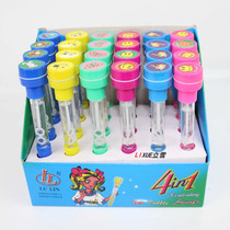 D16 Cute stationery cartoon pen Bubble blowing pen Ballpoint pen Seal oil pen Lamp pen Childrens toy pen