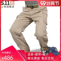 511 tactical pants mens polyester cotton trousers 74273 grid cloth light and thin anti-scratch 5 11 combat training pants outdoor overalls pants