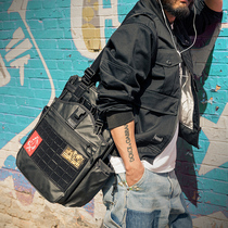 Mcaghos Magforce Tactical Tote Bag Bench Horse Laptop Bag Waterproof Single Shoulder Bag Notes Glue Black Satchel Bag