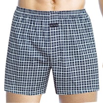Youth Aro pants mens boxer underwear sports plaid shorts middle-aged home loose pajama pants stripes