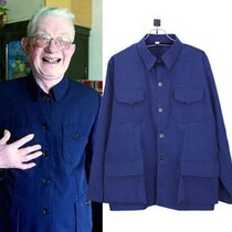 Old-fashioned grandpa tunic old mens clothing autumn clothing single-layer clothing father old mans clothing old coat thin