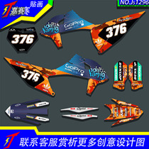 19 20 21 KTM250EXC300 350SXF Hengjian Kaixi 150 105 Stickers stickers film decals