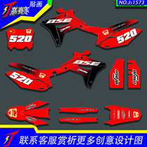 Bozol Guizun Extreme Pirates M1M3M6M4M2M7M5 Off-Road Motorcycle Decals Printmaking Stickers
