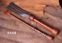 Light and luxurious straight sets of manual tunes to whip up the east mans hand leather whip (required to be customized)