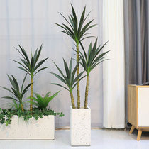  Simulation plant sisal potted living room window design womens store bionic green plant bonsai Nordic floor decoration