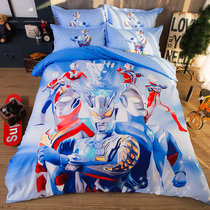 Childrens four sets of pure cotton boy bed bedding 1 2m cartoon cartoon hero Ottmann 1 5m All cotton quilts