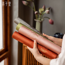 Yunzili Yunsong tea mat 33 * 200cm tea table mat mat Zen table flag tablecloth cloth art