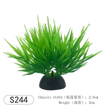 ZW88 psychological sand table fish tank decoration simulation plastic water grass grass Water family landscape model psychological sand gear ornaments