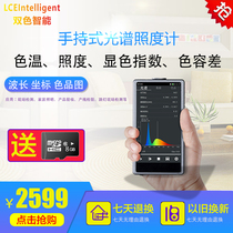 Color temperature illuminometer Spectral color rendering index Chromatographic wavelength radiation Blue light illuminance tester Light meter