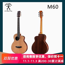 aNueNue Rainbow Man M60 Face Single Acacia Wood Back 36 inch Small Guitar