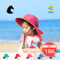  sundayafternoons childrens sun hat summer sunscreen hat UV-proof sun hat large brim thin section