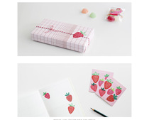 120 sticker cute sweet strawberry seal sticker diy cartoon baking packaging sticker seal sticker account decorative sticker