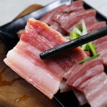 Authentic old Shanghai Bacon Bacon Bacon Pork pork bacon fresh food ingredients Anhui knife board incense Huizhou
