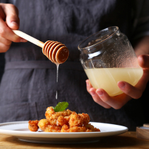 IM honey long handle Mix Bar waxy beech wood honey take stick spoon natural log mixing bar