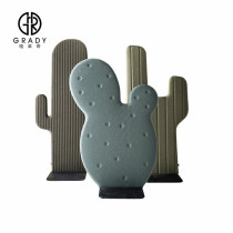Gladys ins net red designer cactus screen Childrens area Creative office space Nordic decoration